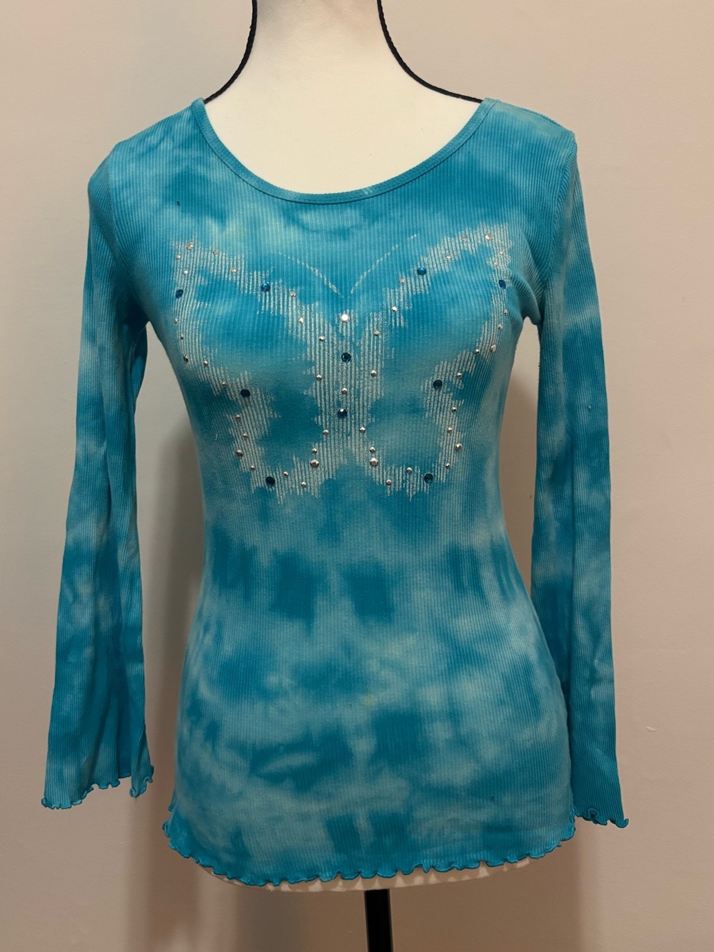 tie dye butterfly top